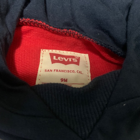 Levi’s Infant Short Hoodie Romper Perfect for Baby for Summer! NWT! Unisex - Picture 4 of 4